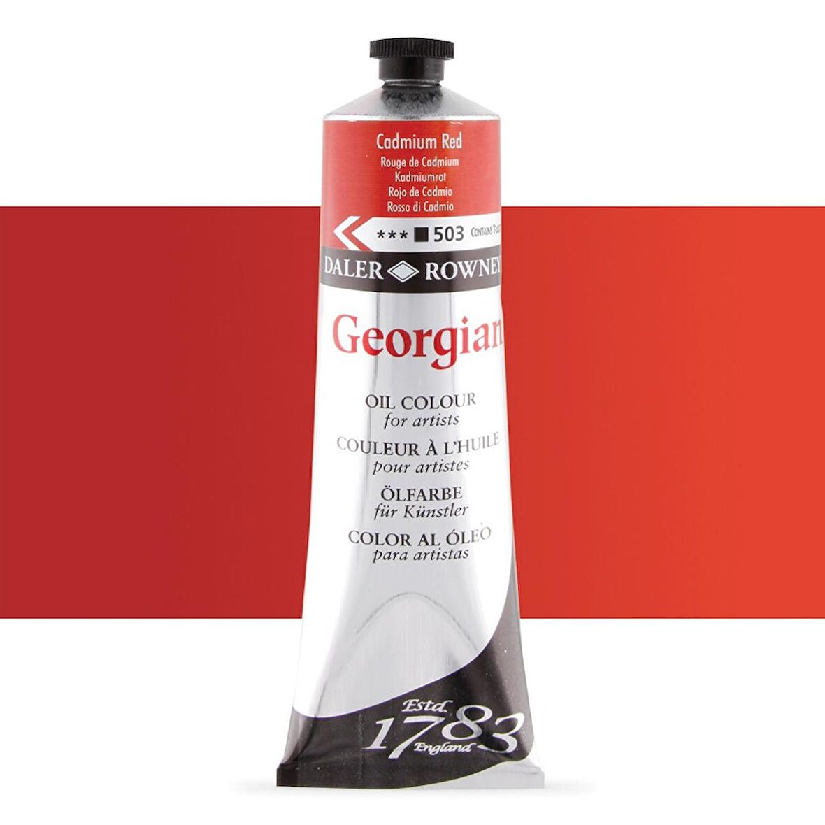 Daler Rowney Georgian Yağlı Boya 225ml Cadmium Red Hue 503