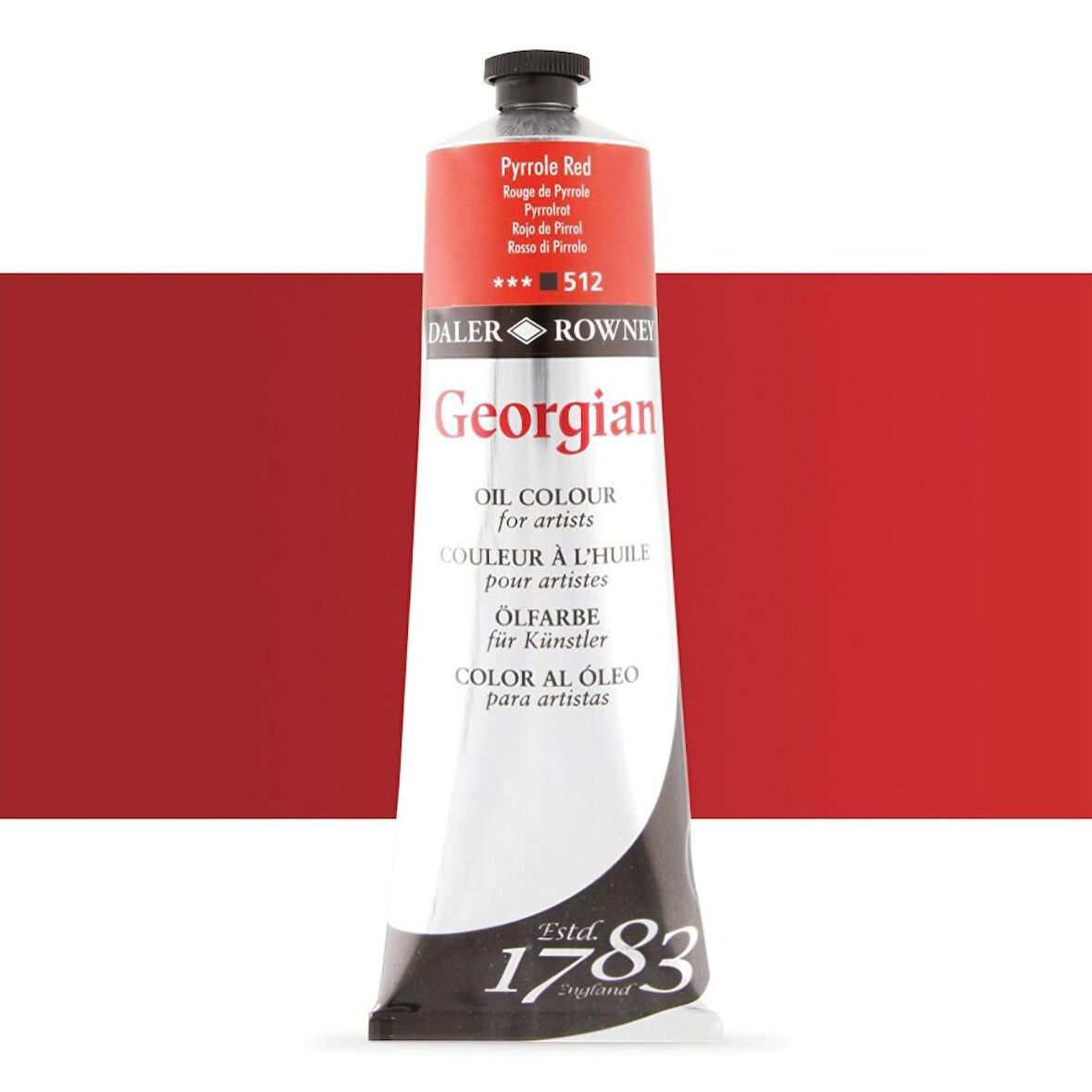 Daler Rowney Georgian Yağlı Boya 225ml Phyrrole Red 512