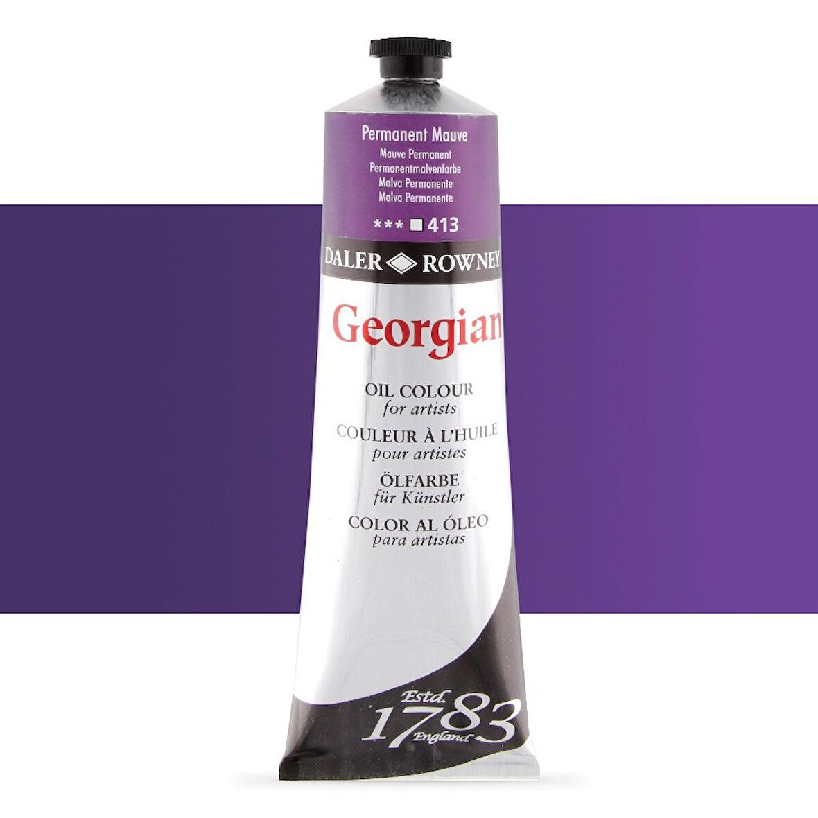 Daler Rowney Georgian Yağlı Boya 225ml Permanent Mauve 413