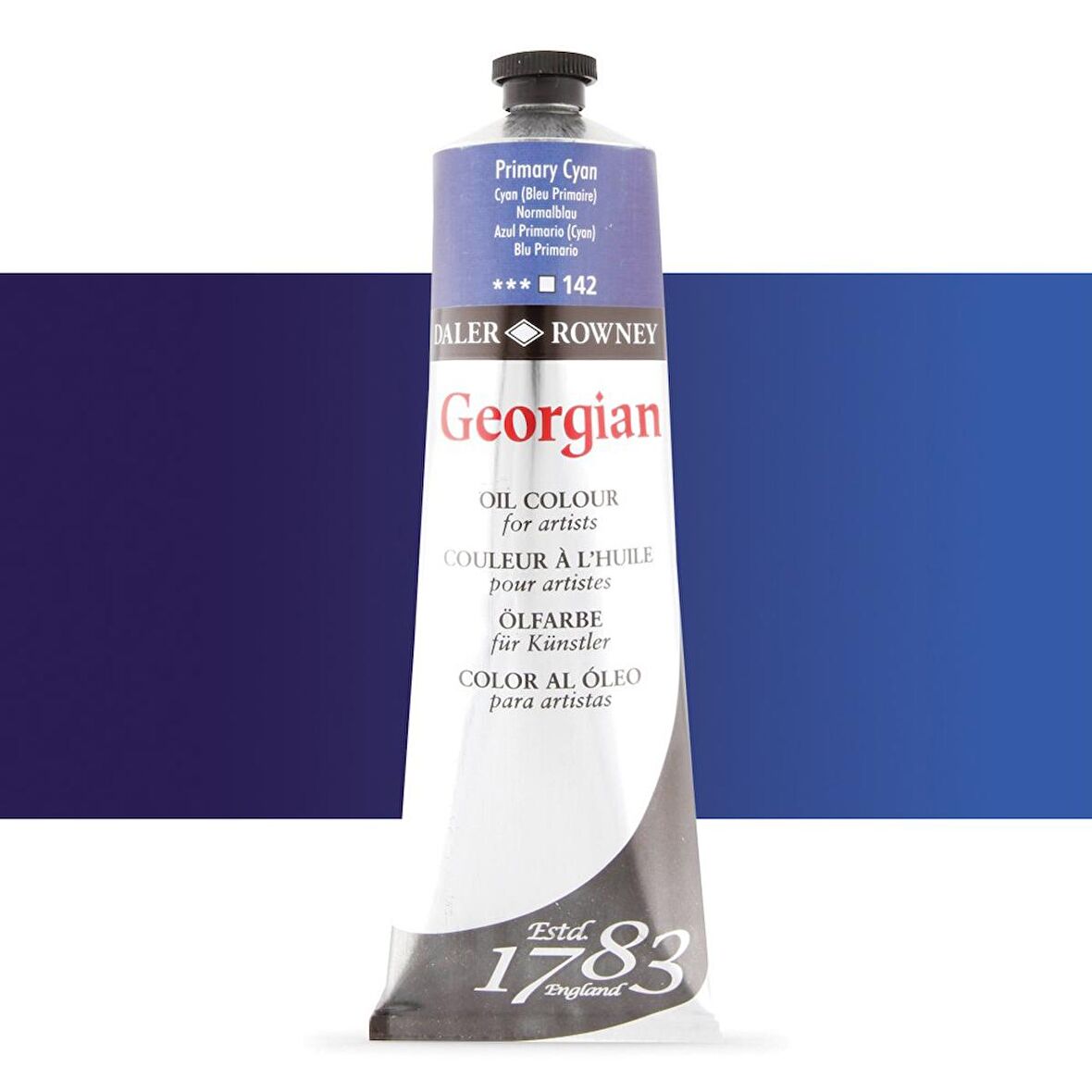 Daler Rowney Georgian Yağlı Boya 225ml Phthalo Blue 142