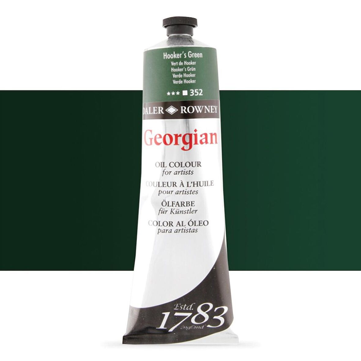 Daler Rowney Georgian Yağlı Boya 225ml Hookers Green 352