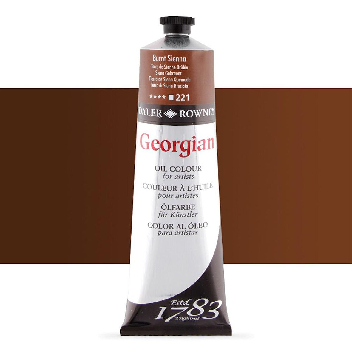 Daler Rowney Georgian Yağlı Boya 225ml Burnt Sienna 221