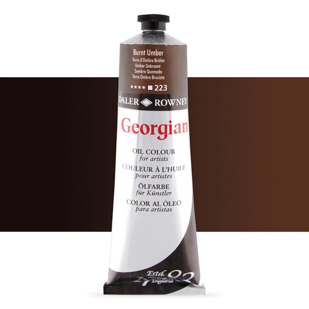 Daler Rowney Georgian Yağlı Boya 225ml Burnt Umber 223