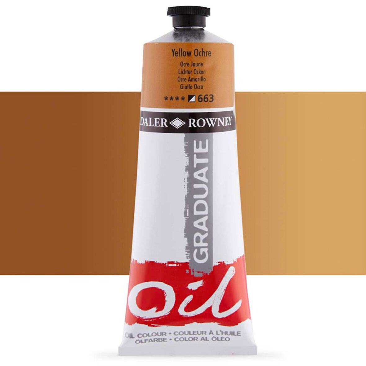 Daler Rowney Graduate Yağlı Boya 200ml 663 Yellow Ochre
