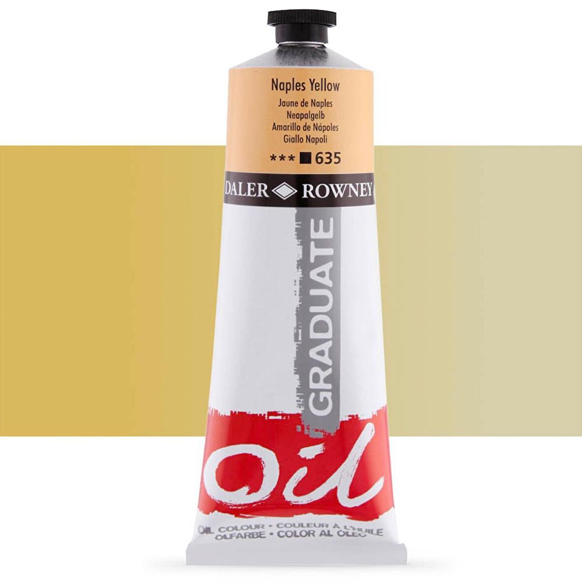 Daler Rowney Graduate Yağlı Boya 200ml 635 Naples Yellow