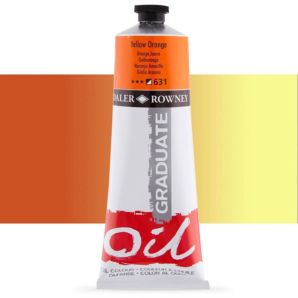 Daler Rowney Graduate Yağlı Boya 200ml 631 Yellow Orange