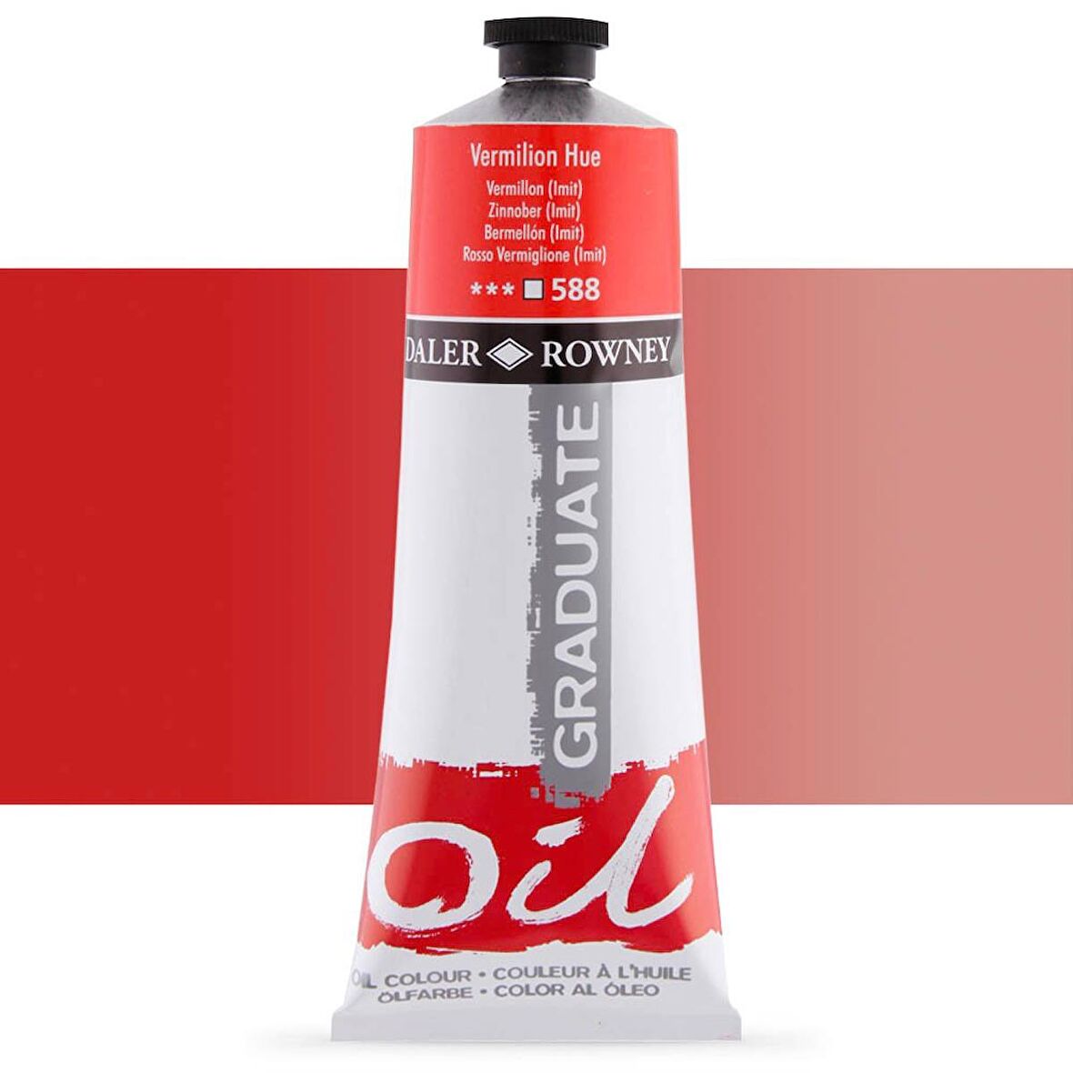Daler Rowney Graduate Yağlı Boya 200ml 588 Vermilion Hue