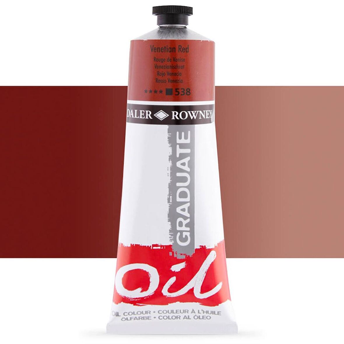 Daler Rowney Graduate Yağlı Boya 200ml 538 Venetian Red