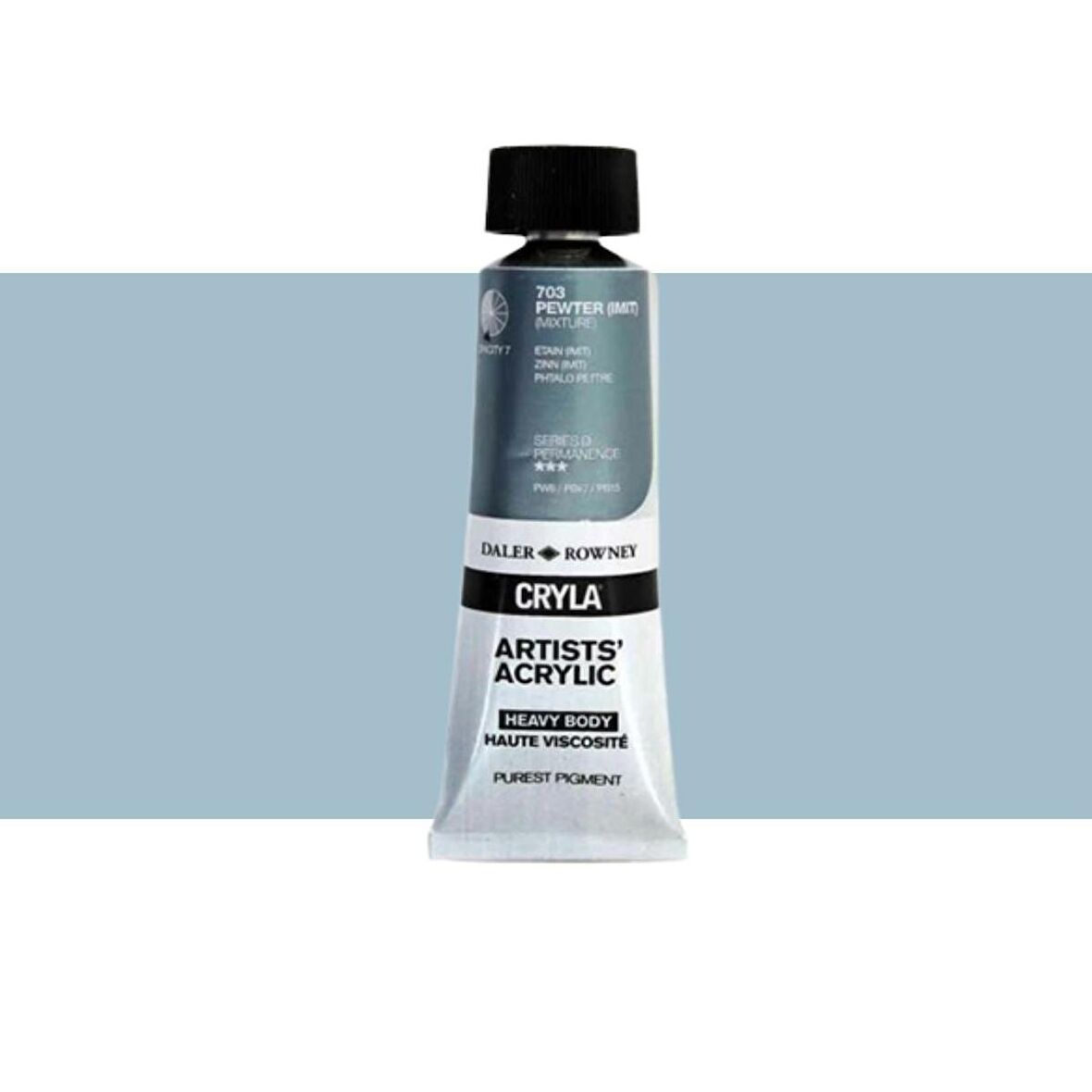 Daler Rowney Cryla Heavy Body Artists' Akrilik Boya 75ml N:703 Pewter (Imit.)