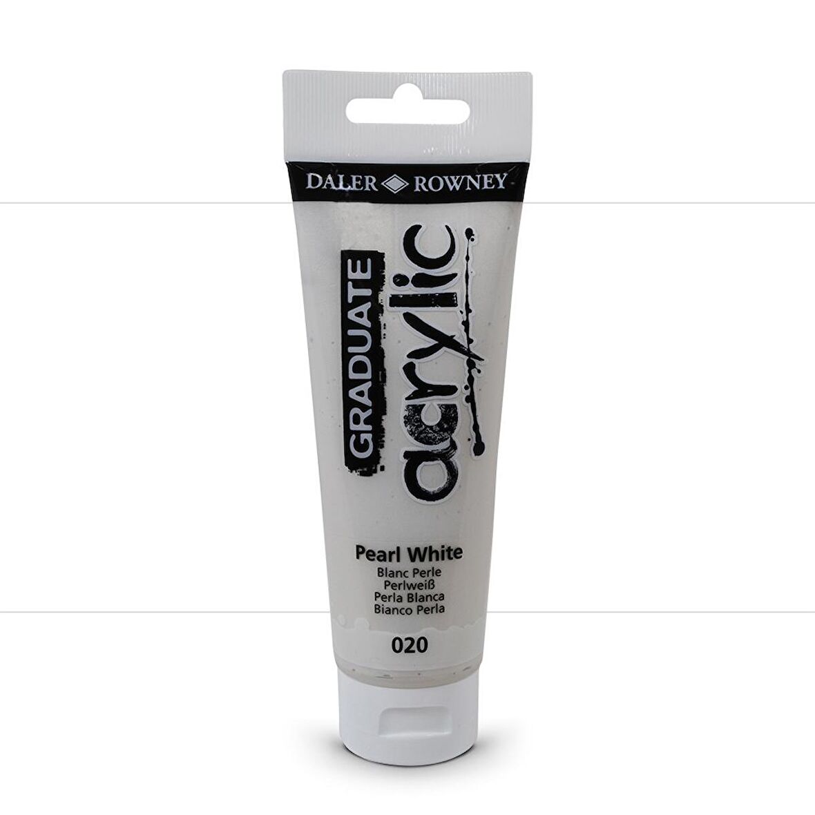 Daler Rowney Graduate Akrilik Boya 120ml 020 Pearl White