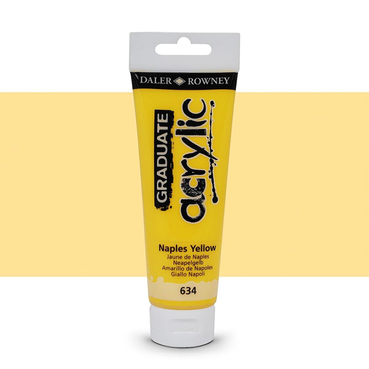 Daler Rowney Graduate Akrilik Boya 120ml 634 Naples Yellow