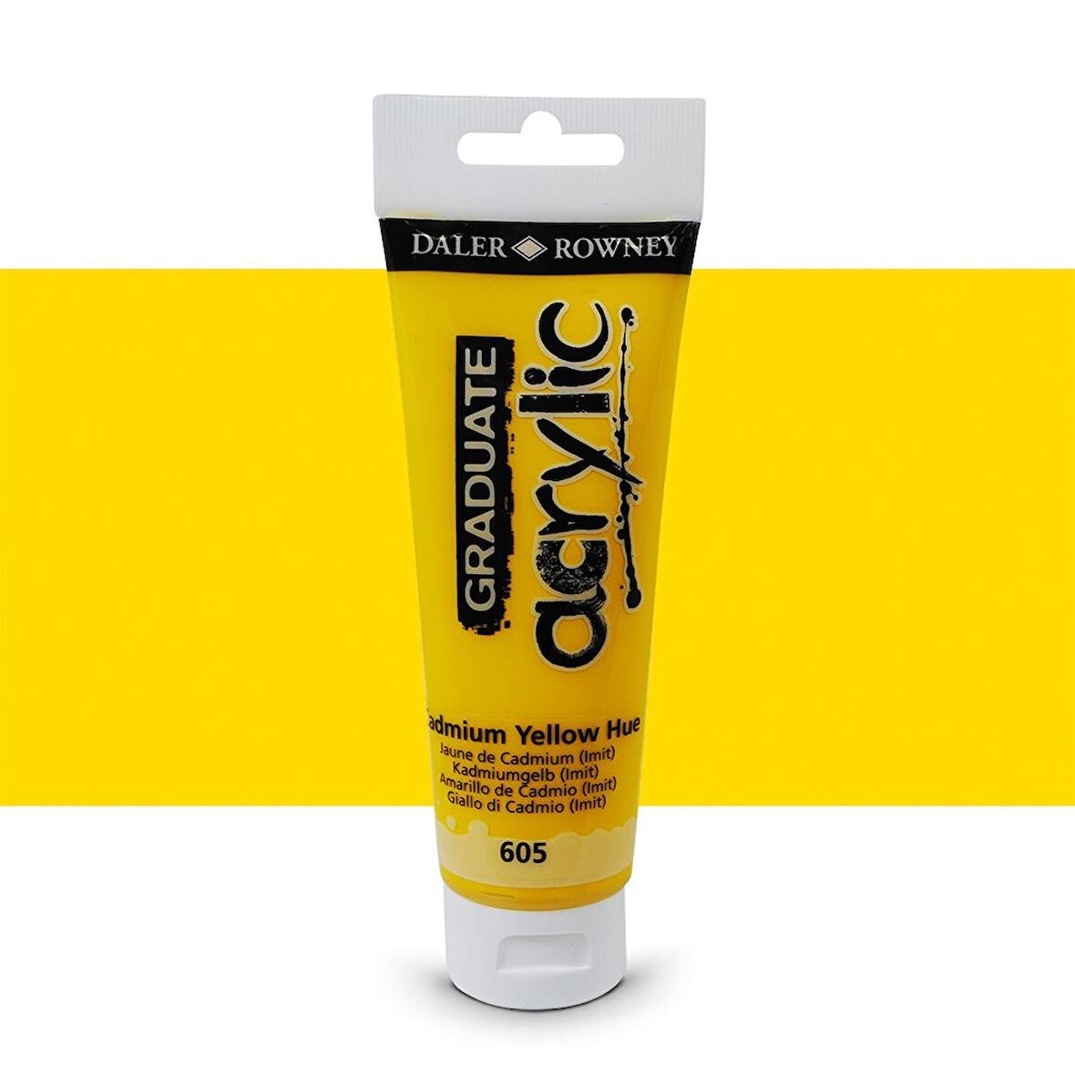 Daler Rowney Graduate Akrilik Boya 120ml 605 Cadmium Yellow Hue