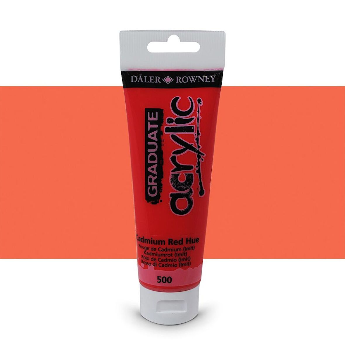Daler Rowney Graduate Akrilik Boya 120ml 500 Cadmium Red Hue