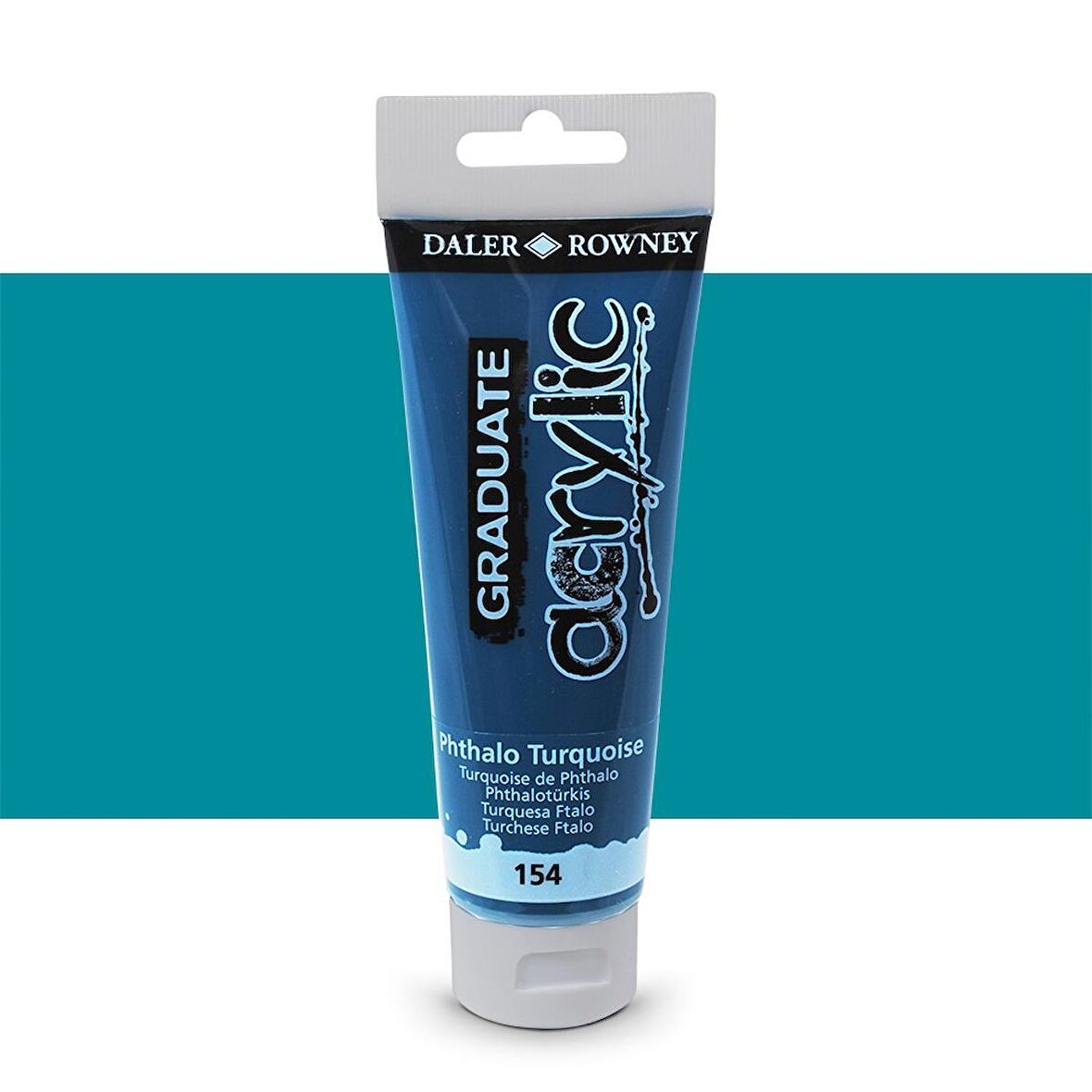 Daler Rowney Graduate Akrilik Boya 120ml 154 Phthalo Turquoise