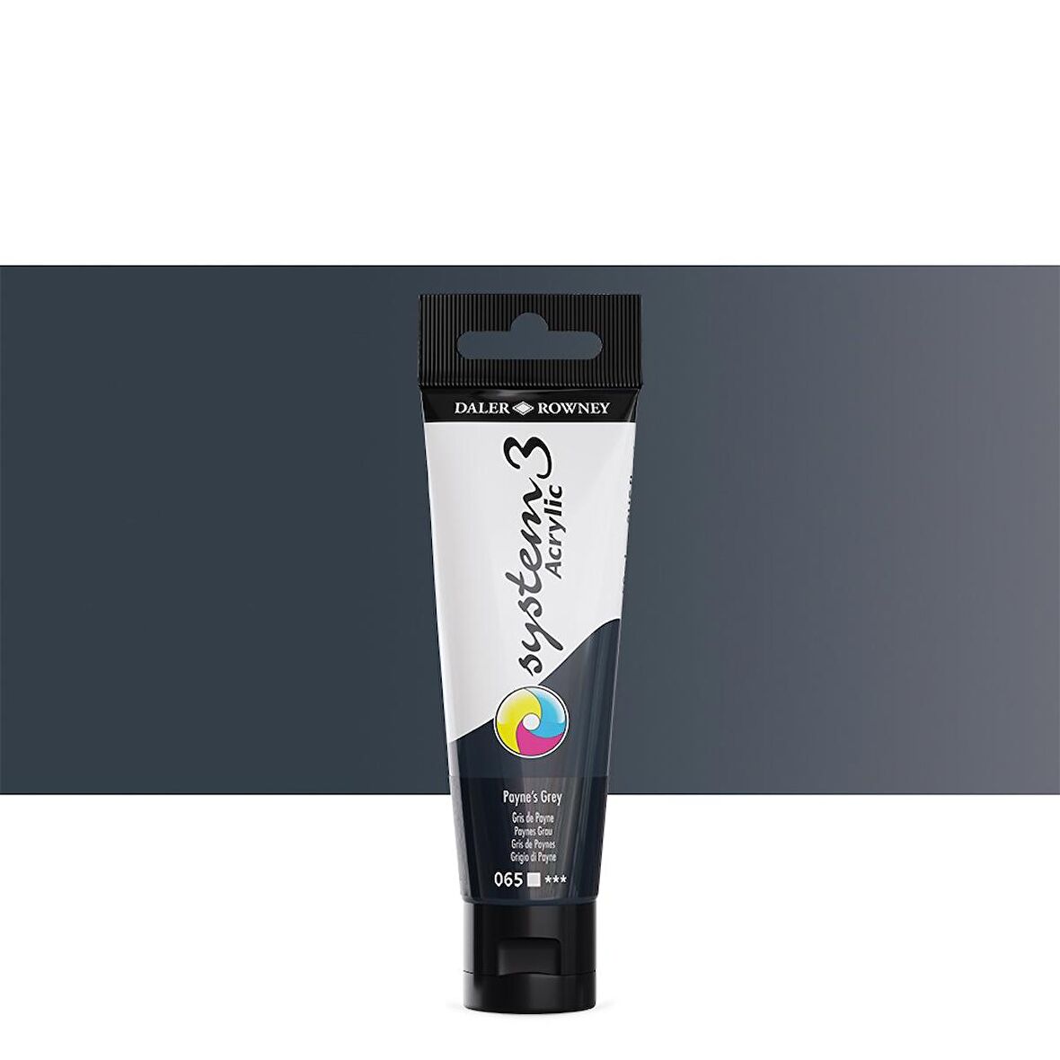 Daler Rowney System 3 Akrilik Boya 150ml 065 Paynes Grey