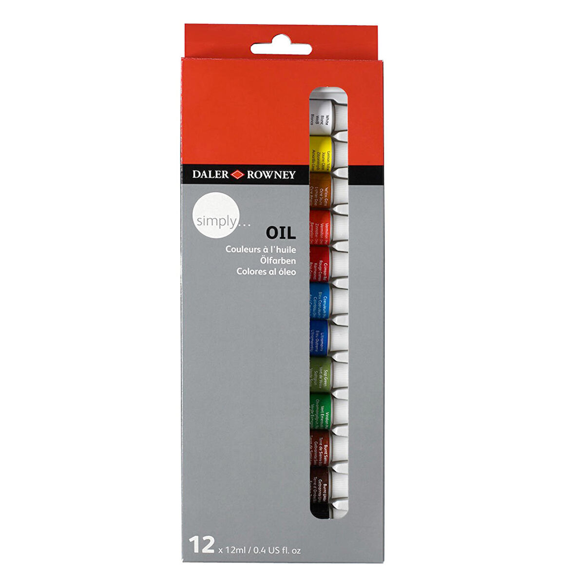 Daler Rowney Simply Yağlıboya Set 12 Renk