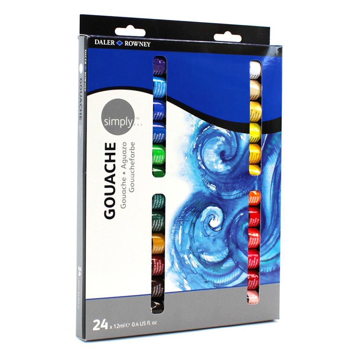 Daler Rowney Simply Sulu Boya Seti 24x12ml
