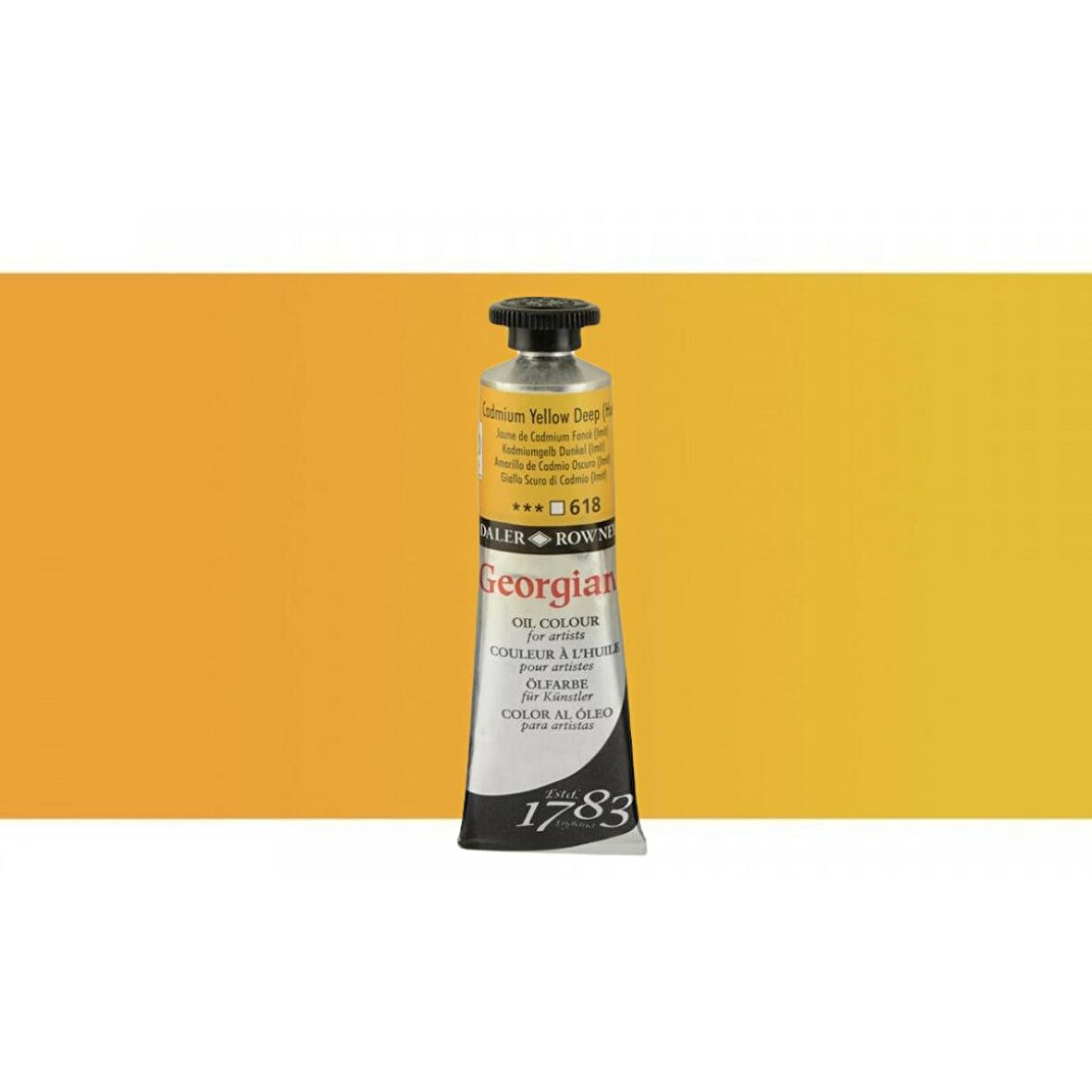 Daler Rowney Georgian Yağlı Boya 38ml Cadmium Yellow Deep Hue 618