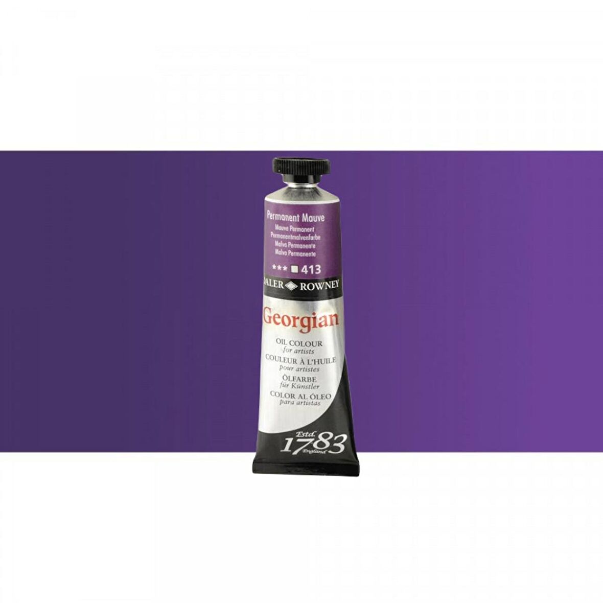 Daler Rowney Georgian Yağlı Boya 38ml Permanent Mauve 413