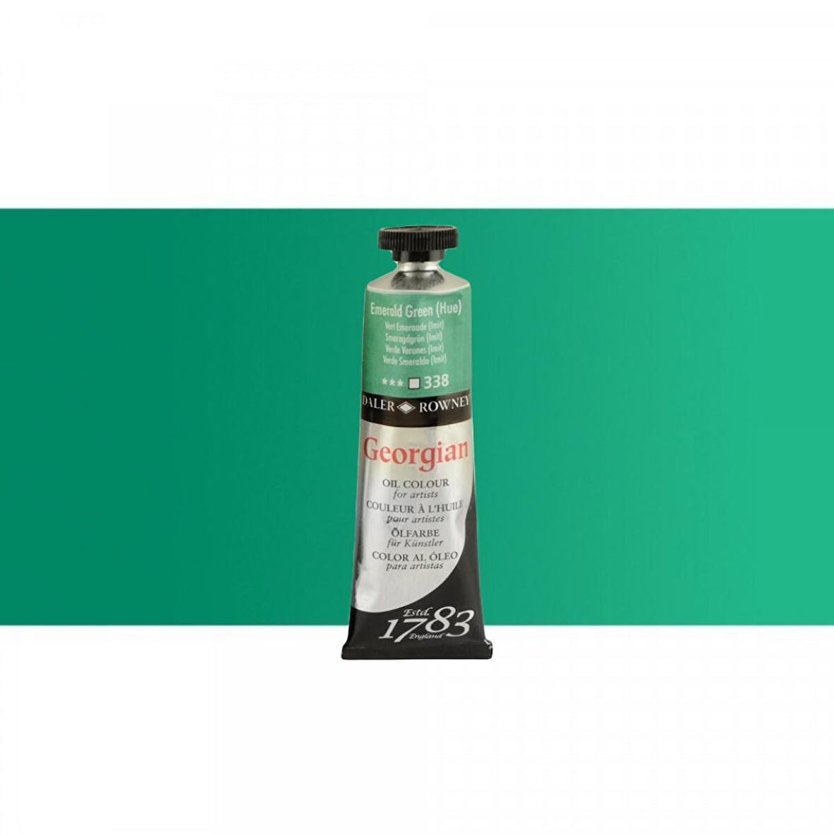Daler Rowney Georgian Yağlı Boya 38ml Emerald Green Hue 338