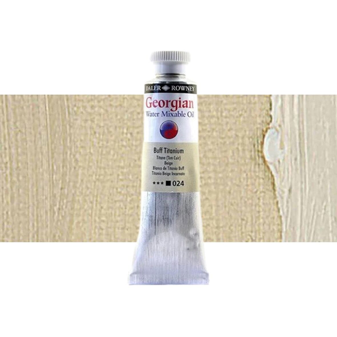 Daler Rowney Georgian Water Mixable Oil Su Bazlı Yağlı Boya 37ml 024 Buff Titanium