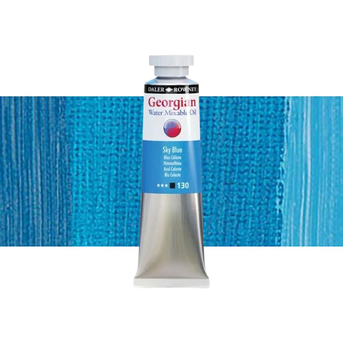 Daler Rowney Georgian Water Mixable Oil Su Bazlı Yağlı Boya 37ml 130 Sky Blue