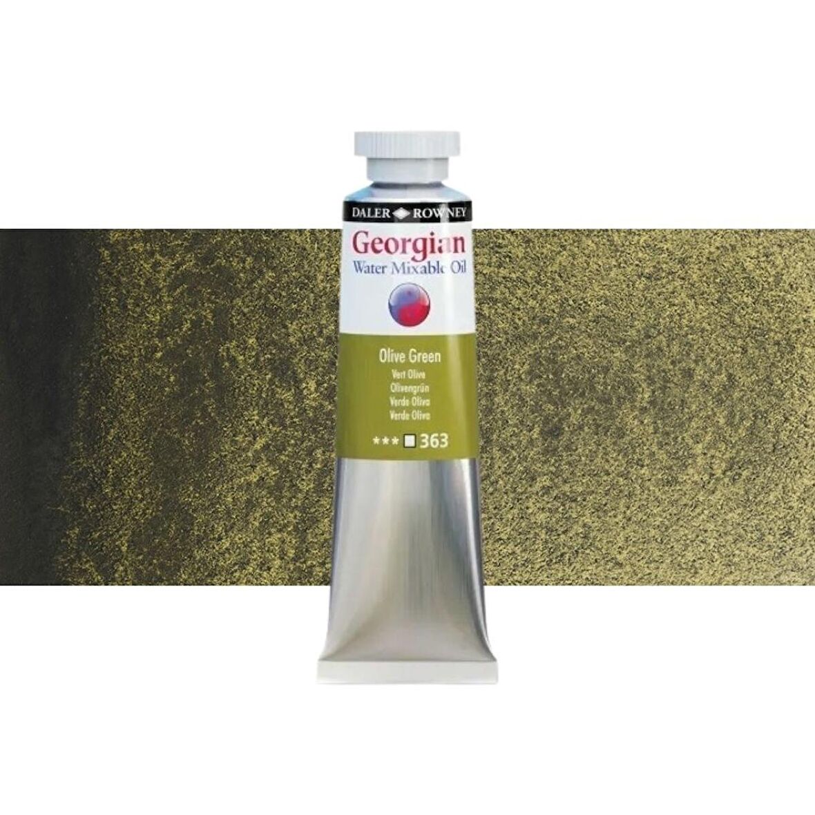 Daler Rowney Georgian Water Mixable Oil Su Bazlı Yağlı Boya 37ml 363 Olive Green