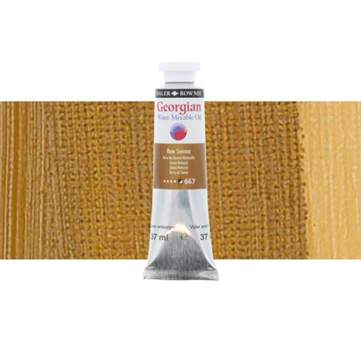 Daler Rowney Georgian Water Mixable Oil Su Bazlı Yağlı Boya 37ml 667 Raw Sienna