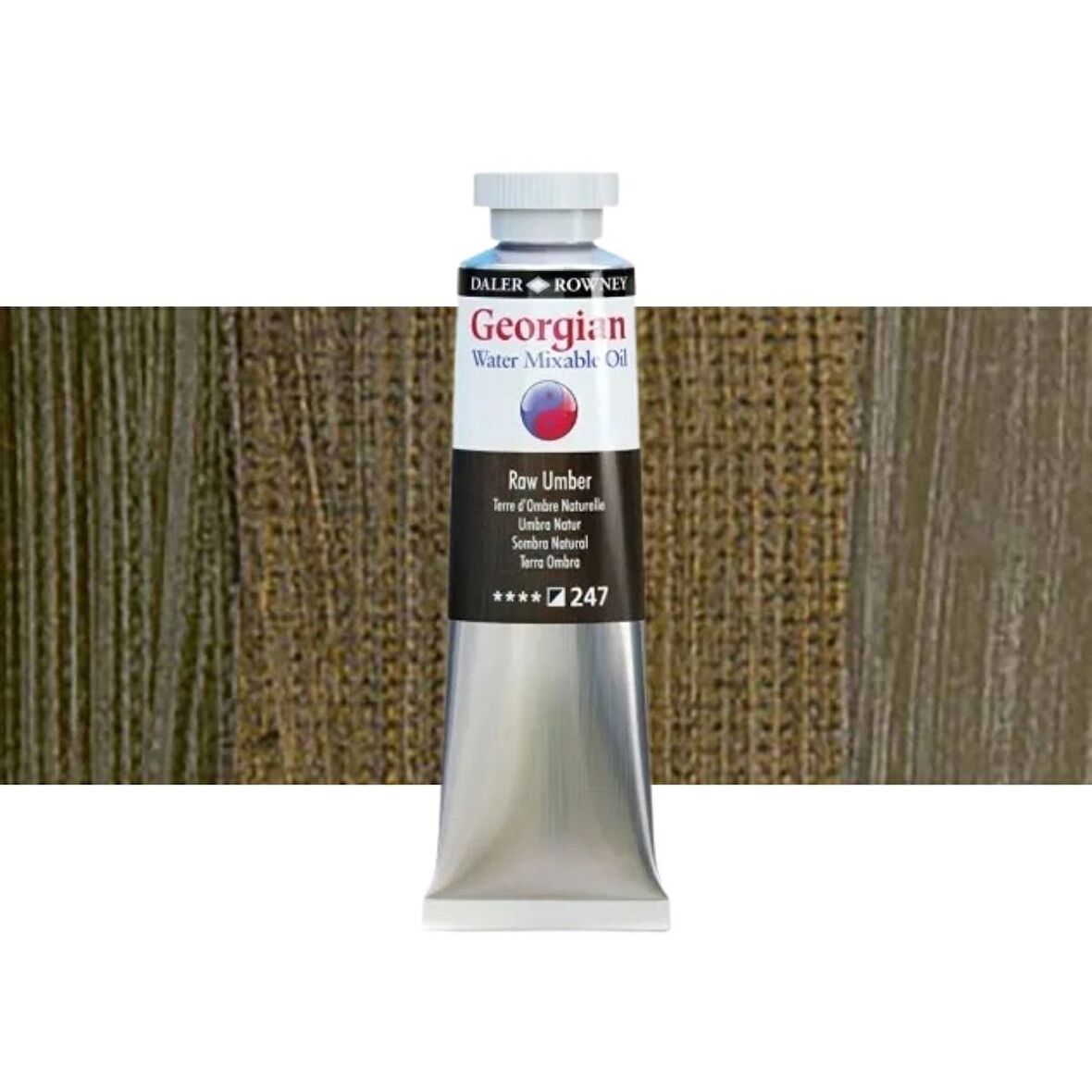 Daler Rowney Georgian Water Mixable Oil Su Bazlı Yağlı Boya 37ml 247 Raw Umber