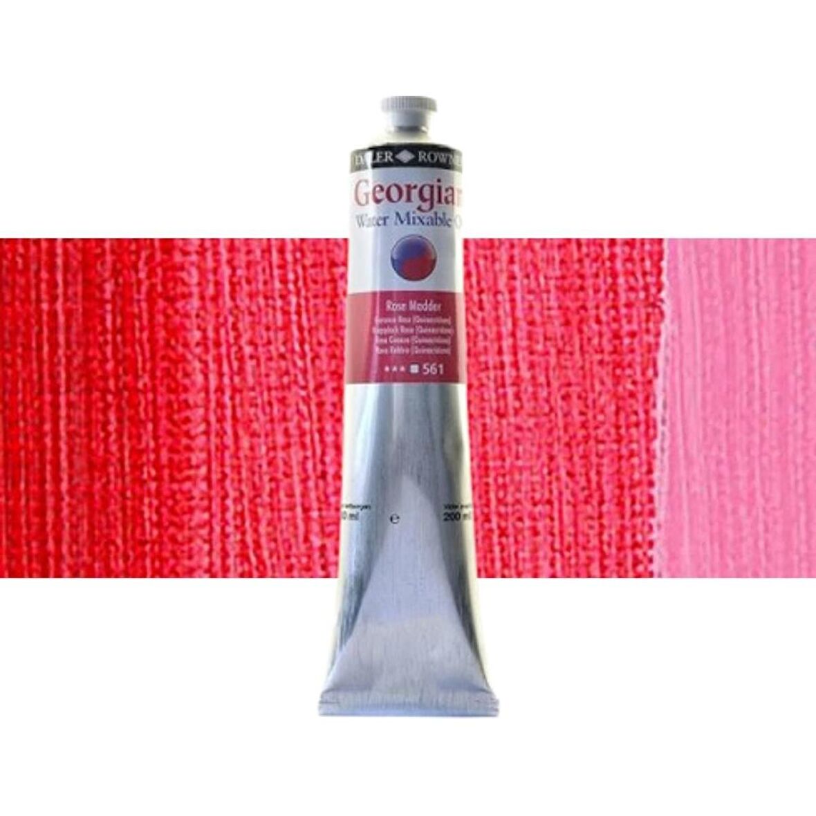 Daler Rowney Georgian Water Mix. Oil Su Bazlı Yağlı Boya 200ml 561 Rose Madder