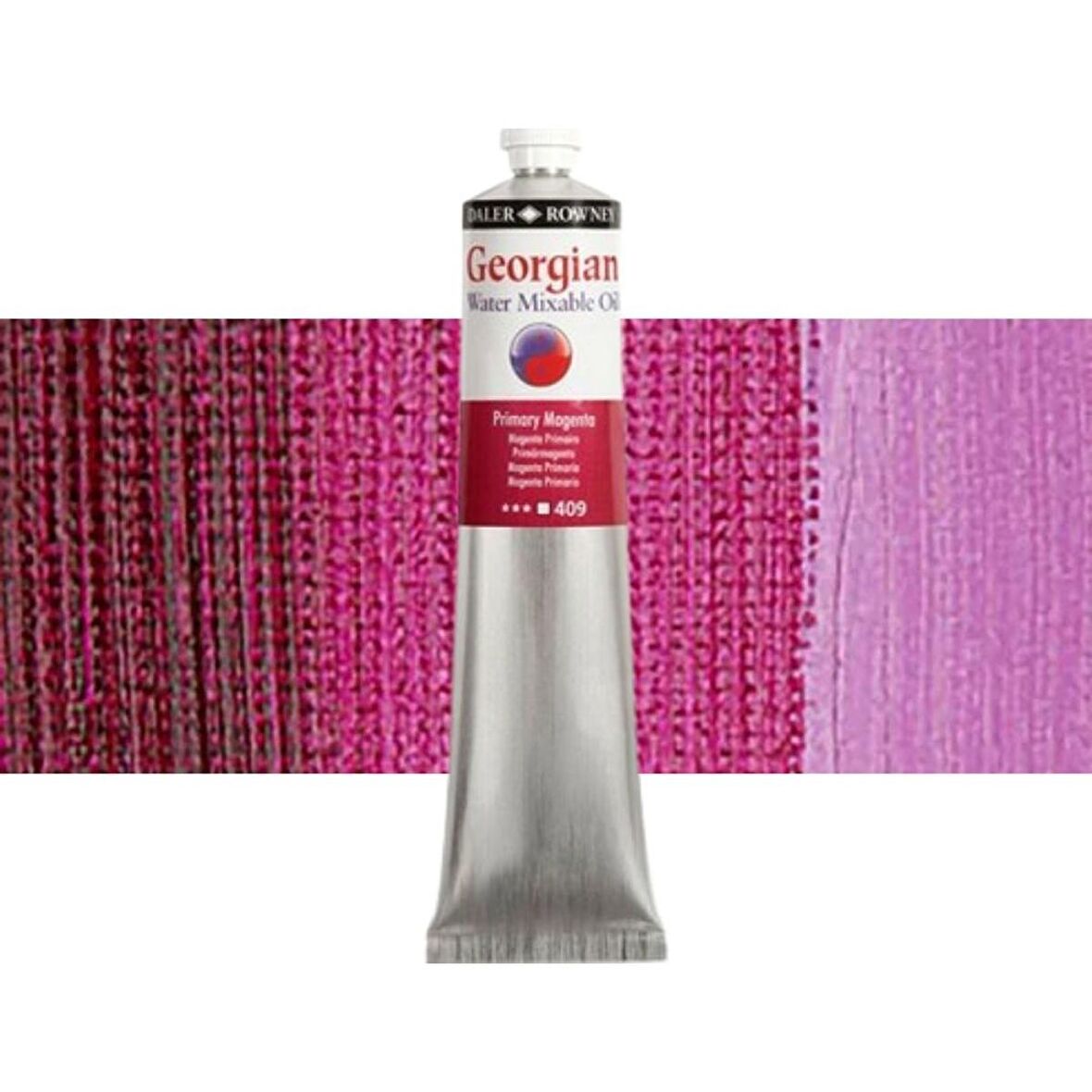 Daler Rowney Georgian Water Mix. Oil Su Bazlı Yağlı Boya 200ml 409 Primary Magenta