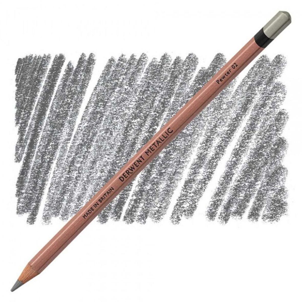 Derwent Metallic Pencil (Metalik Kuru Boya Kalemi) Pewter (81)