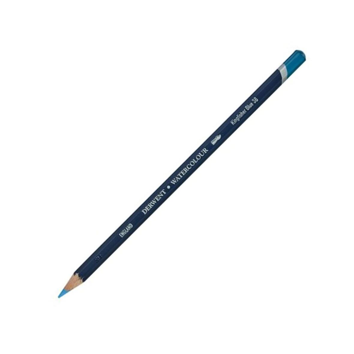 Derwent Watercolour Pencil (Sulu Boya Kalemi) Kingfisher Blue (38)