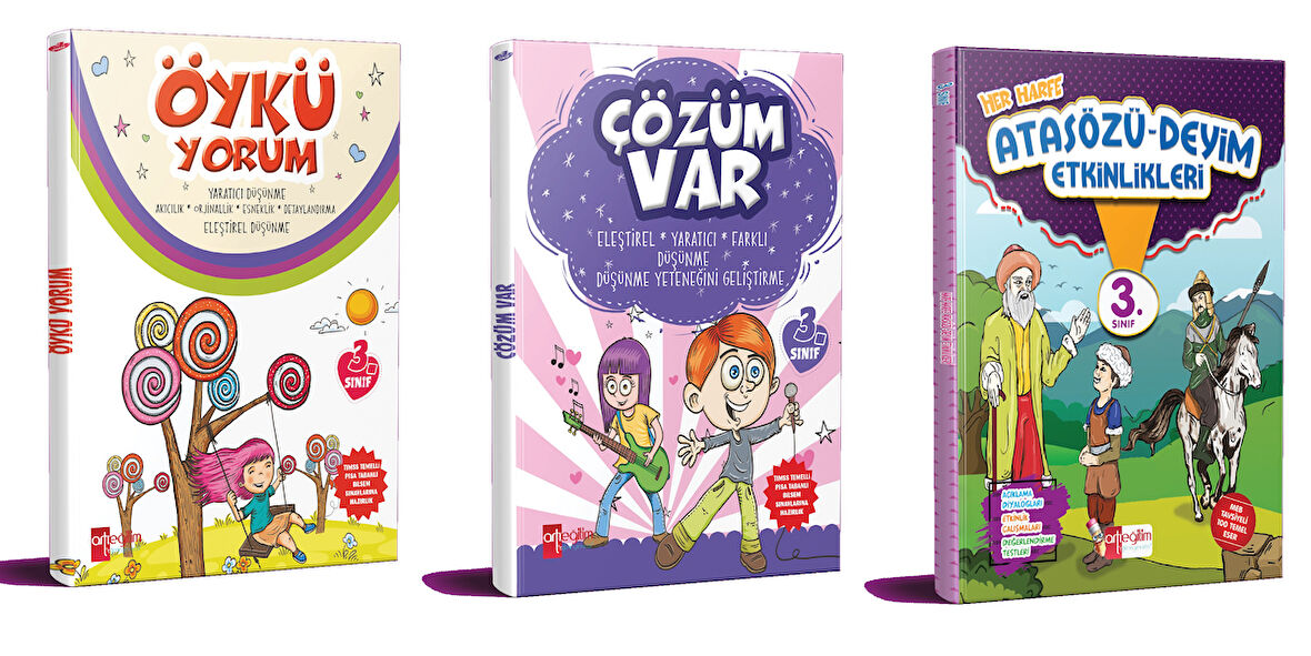 Artı Eğitim 2025 3. Sınıf Öykü Yorum + Çözüm Var + Atasözleri - Deyim Etkinlikleri