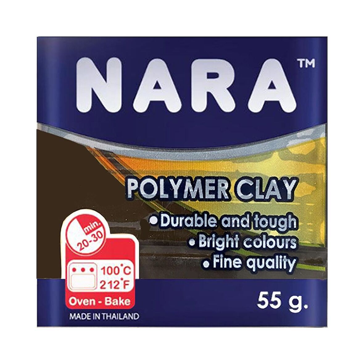 NARA Polimer Kil 55 Gram PM23 Soot Brown