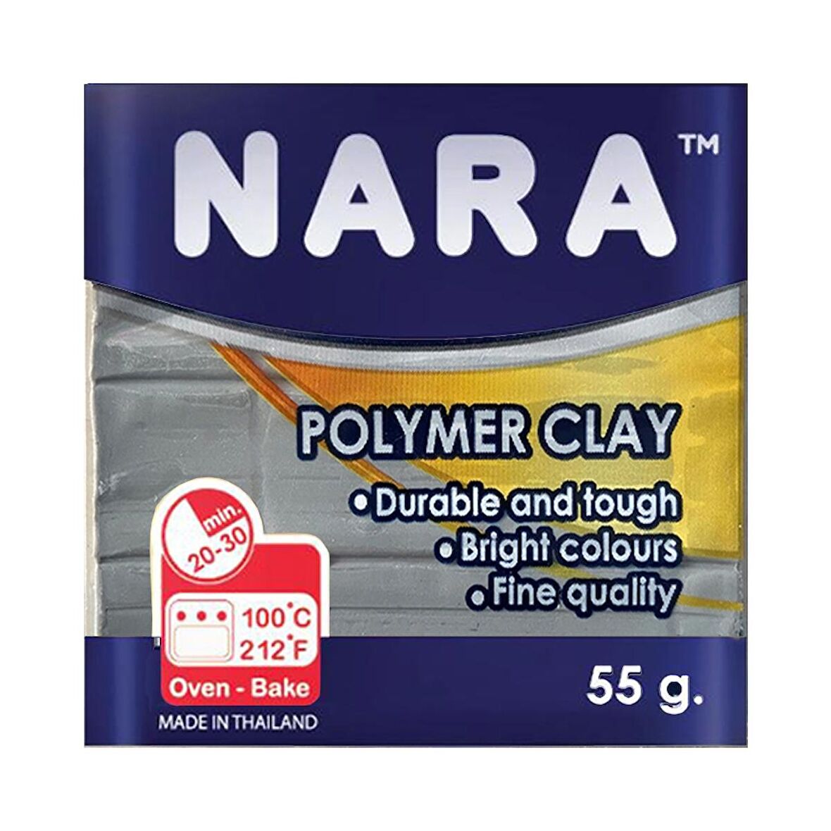 NARA Polimer Kil 55 Gram PM25 Metallic Grey