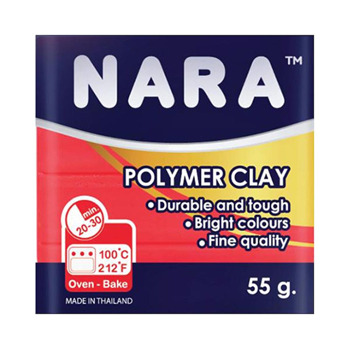 NARA Polimer Kil 55 Gram PM50 Neon Red