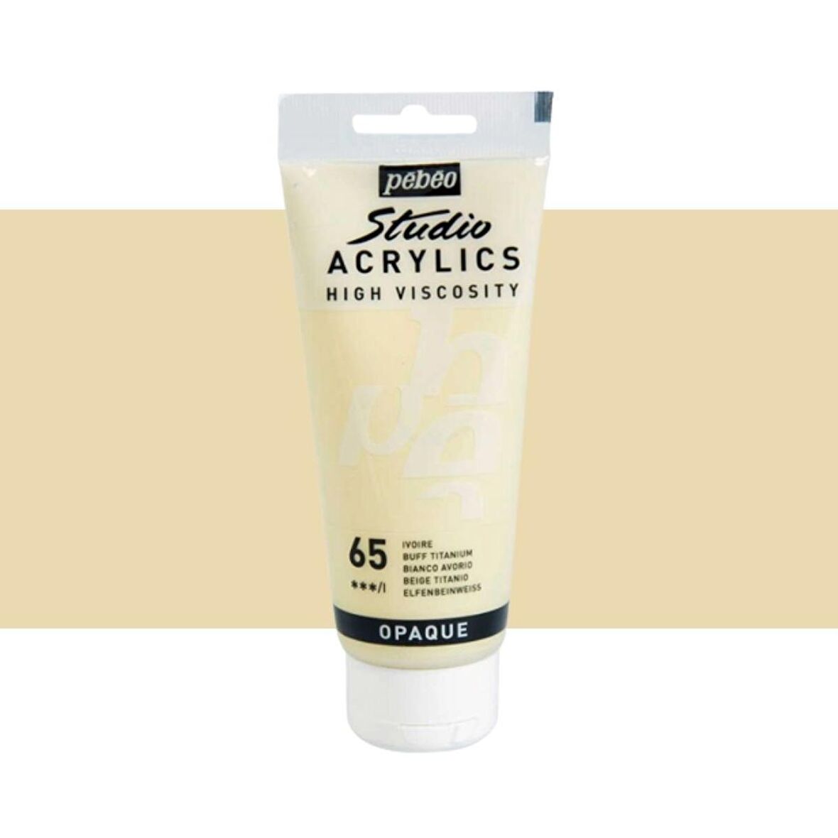 Pebeo Akrilik Boya Studio 100ml Buff Titanium 65