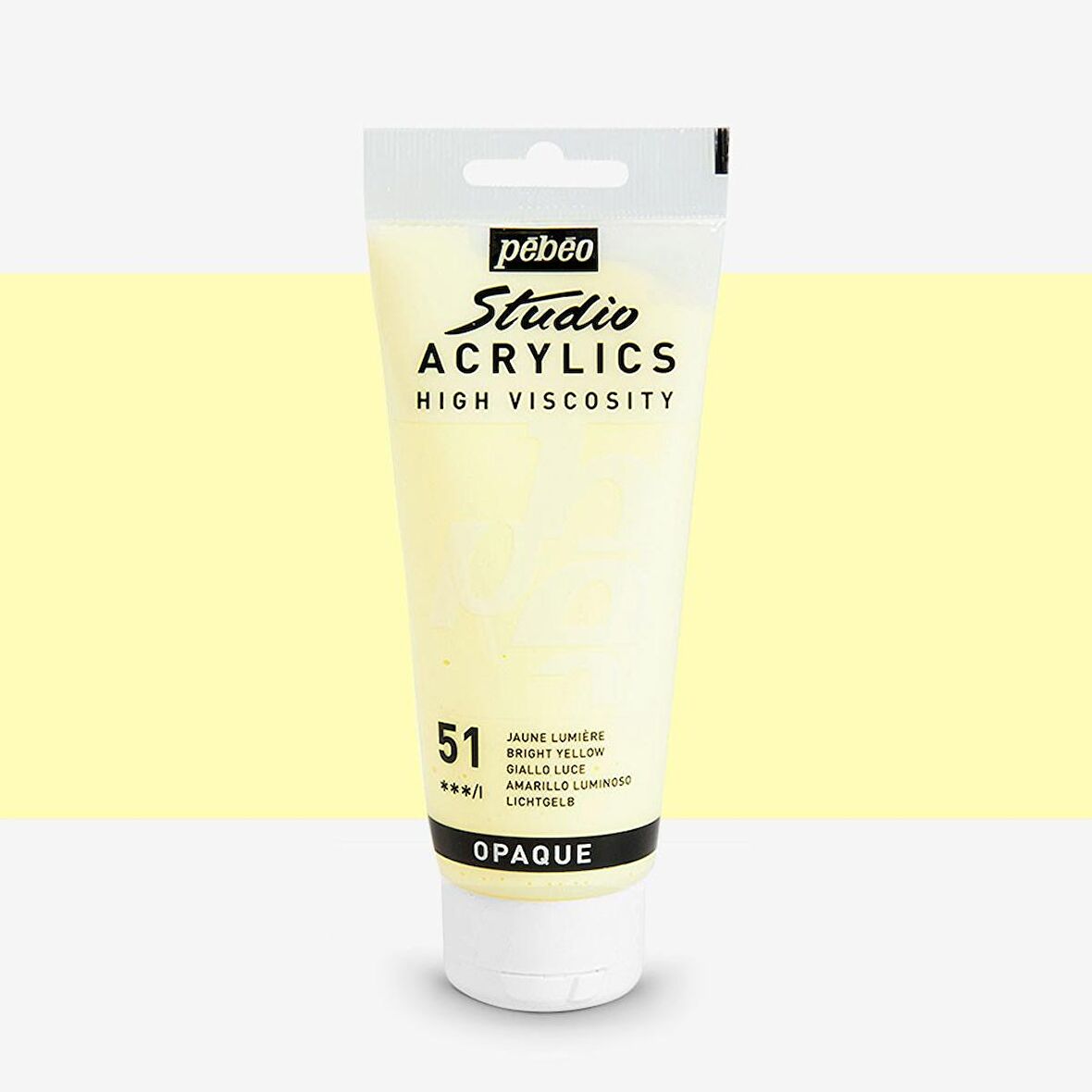 Pebeo Akrilik Boya Studio 100ml Bright Yellow 51