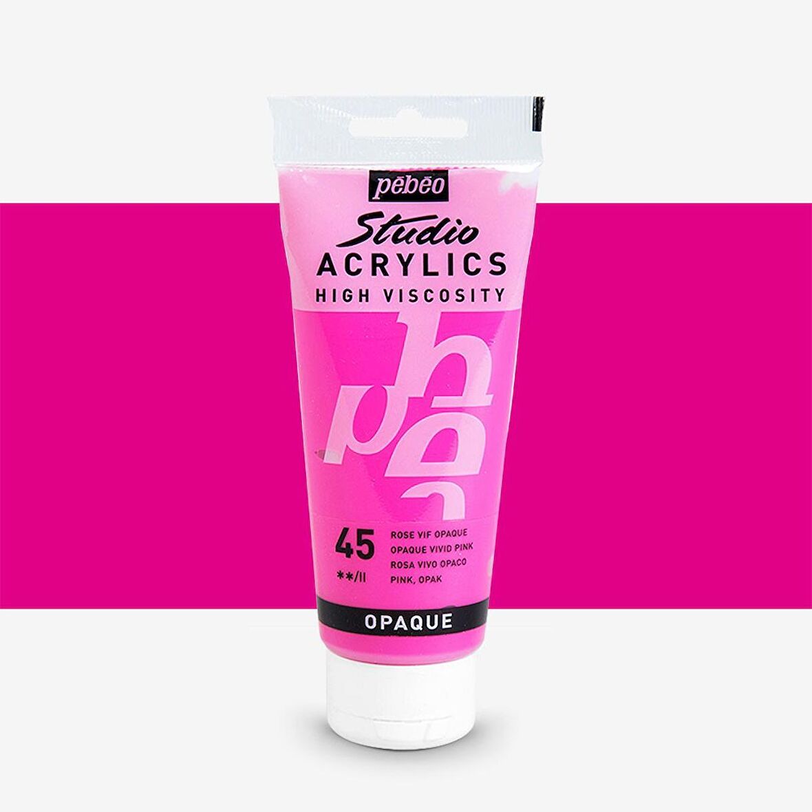 Pebeo Akrilik Boya Studio 100ml Vivid Pink 45