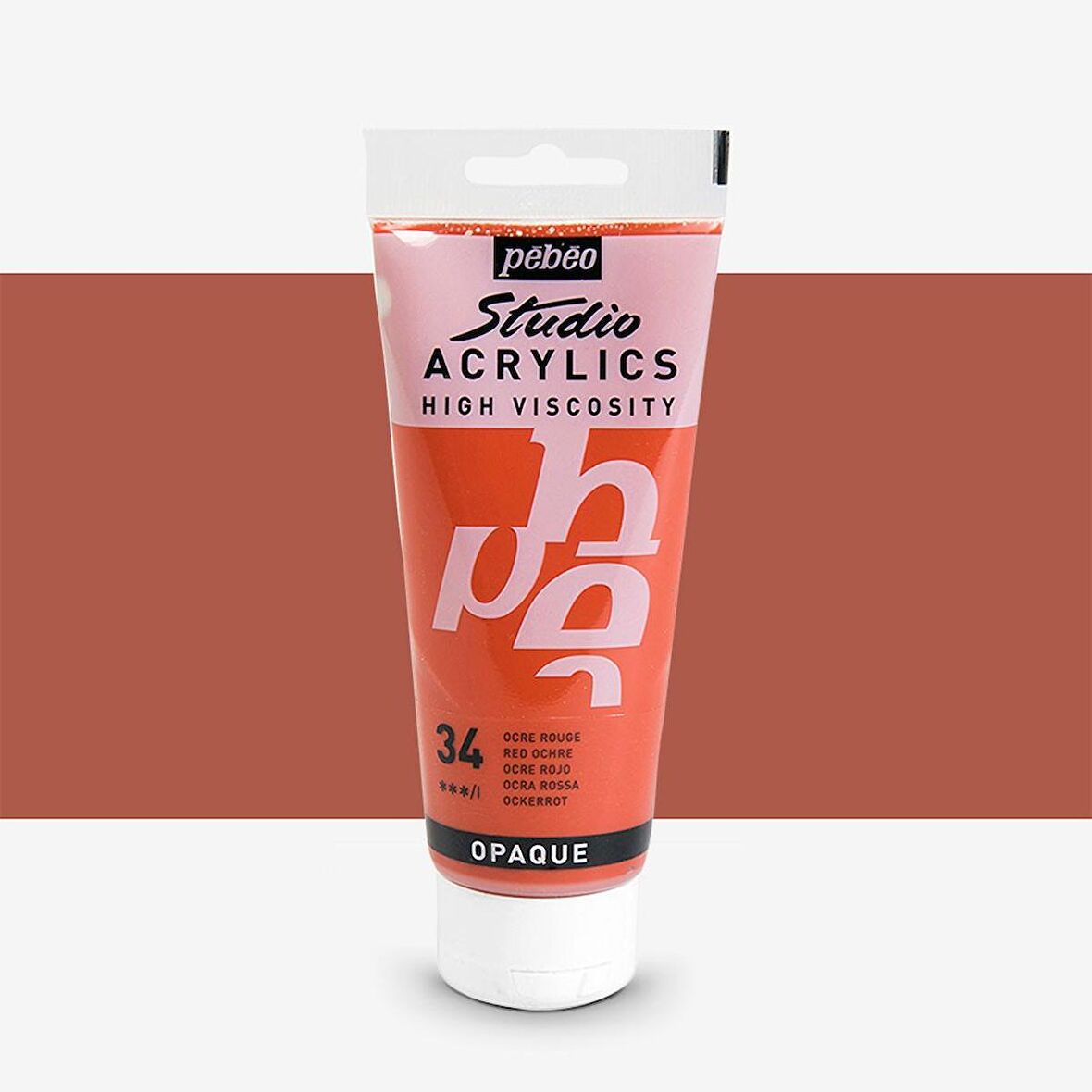Pebeo Akrilik Boya Studio 100ml Red Ochre 34