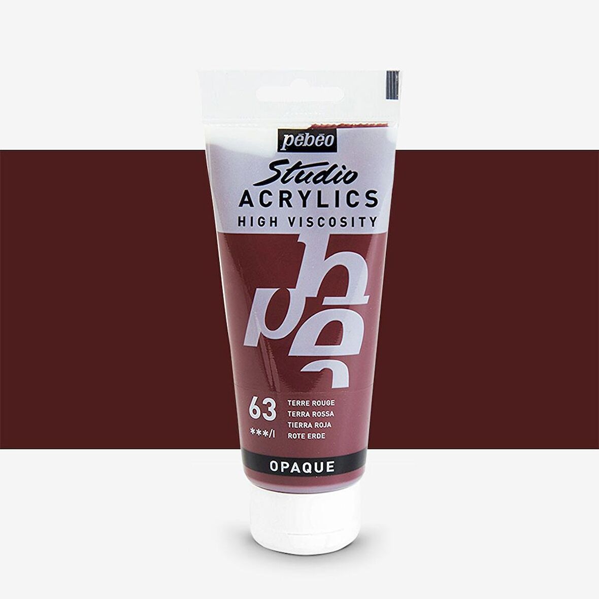 Pebeo Akrilik Boya Studio 100ml Terra Rossa 63