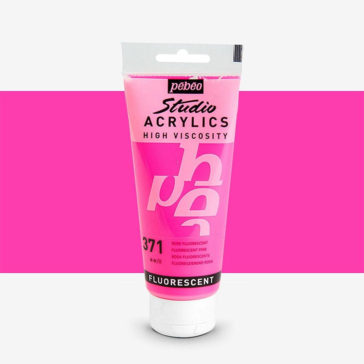Pebeo Akrilik Boya Studio 100ml Fluorescent Pink 371