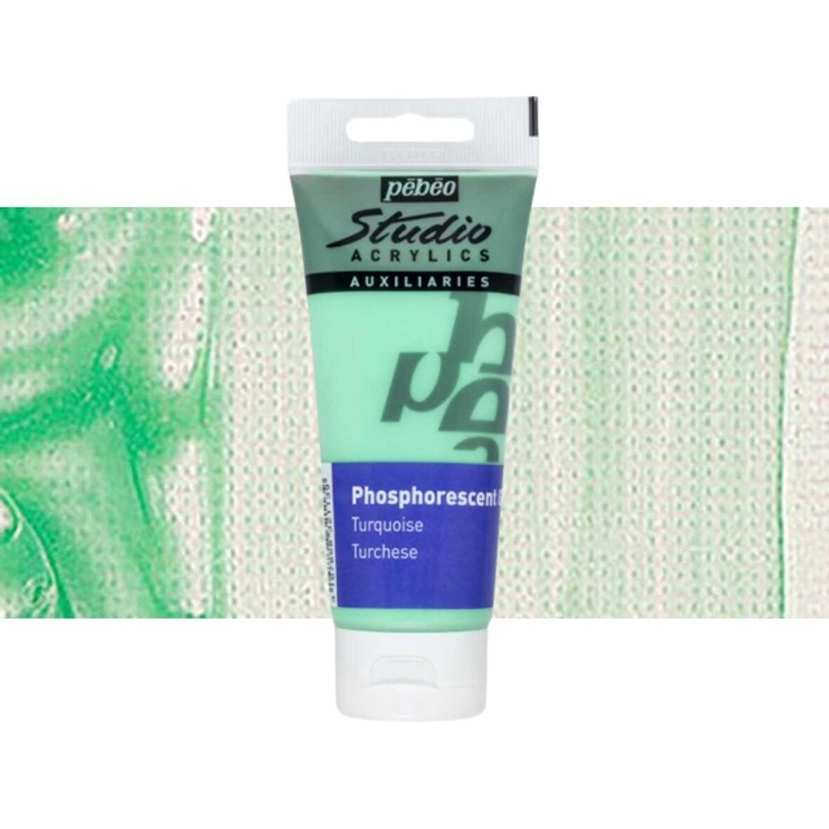 Pebeo Akrilik Boya Studio 100ml Fosforlu Phosphorescent Turquoise 113