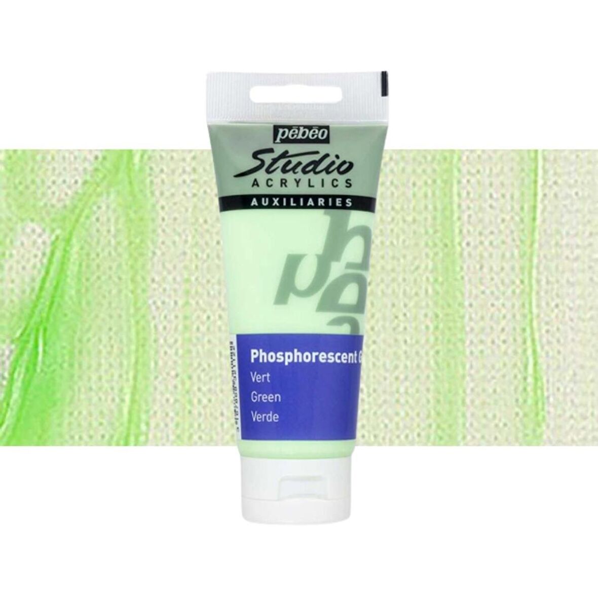 Pebeo Akrilik Boya Studio 100ml Fosforlu Phosphorescent Green 112