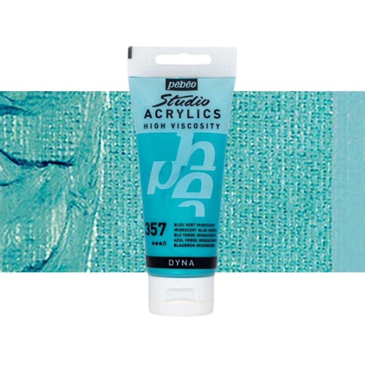 Pebeo Akrilik Boya Studio 100ml Iridescent Blue Green (Dyna) 357
