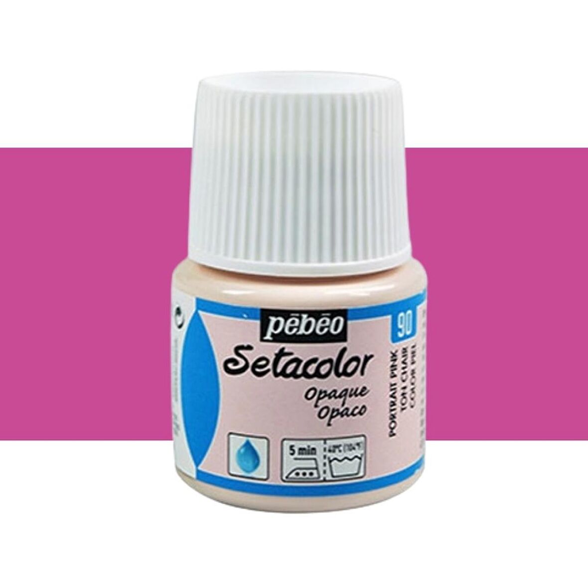 Pebeo Setacolor Opaque Kumaş Boyası (Opak) 45ml Portrait Pink 90