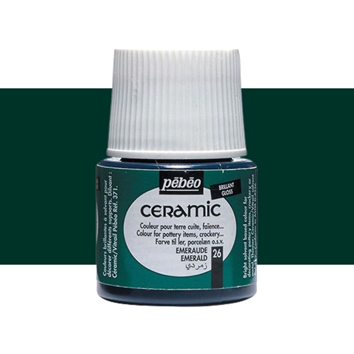 Pebeo Seramik Boyası 45ml Emerald 26