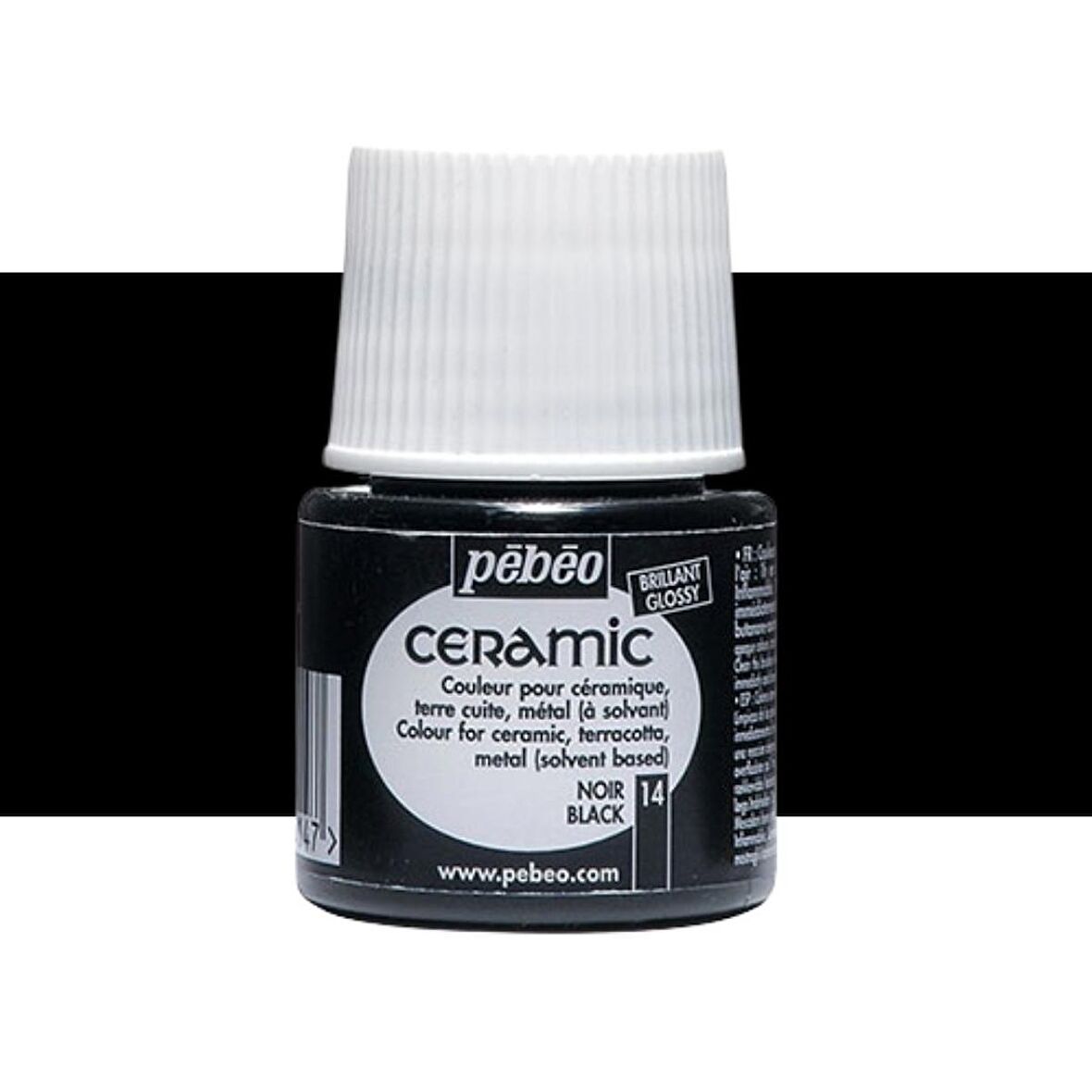 Pebeo Seramik Boyası 45ml Black 14