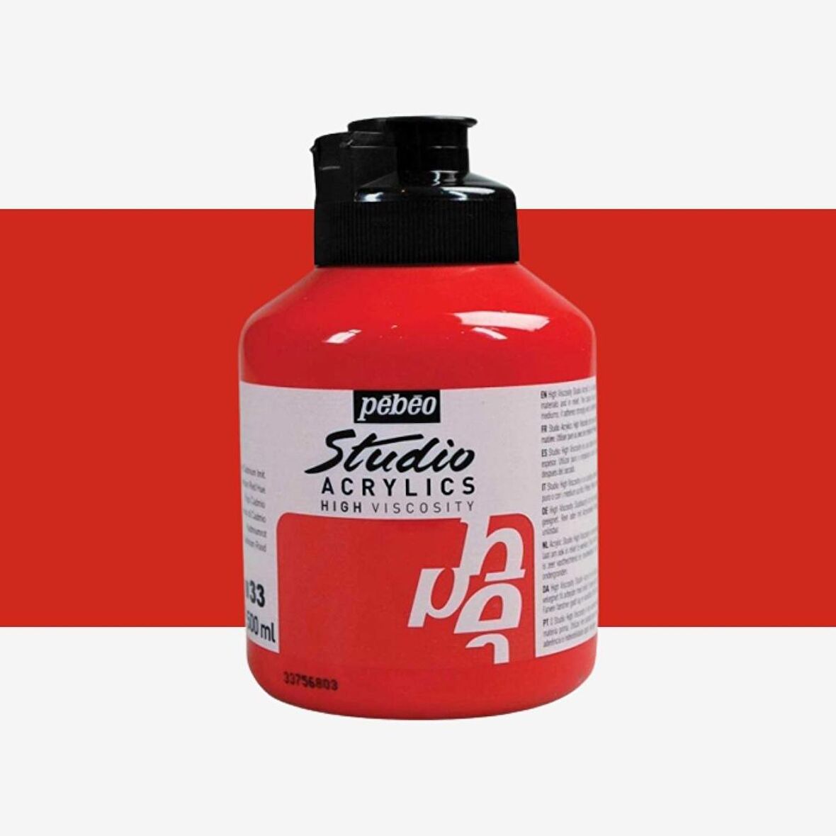 Pebeo Akrilik Boya Studio 500ml Cadmium Red 33